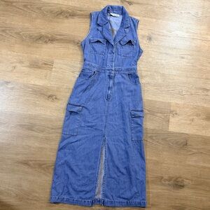 Sleeveless Denim Dress Marissa Webb